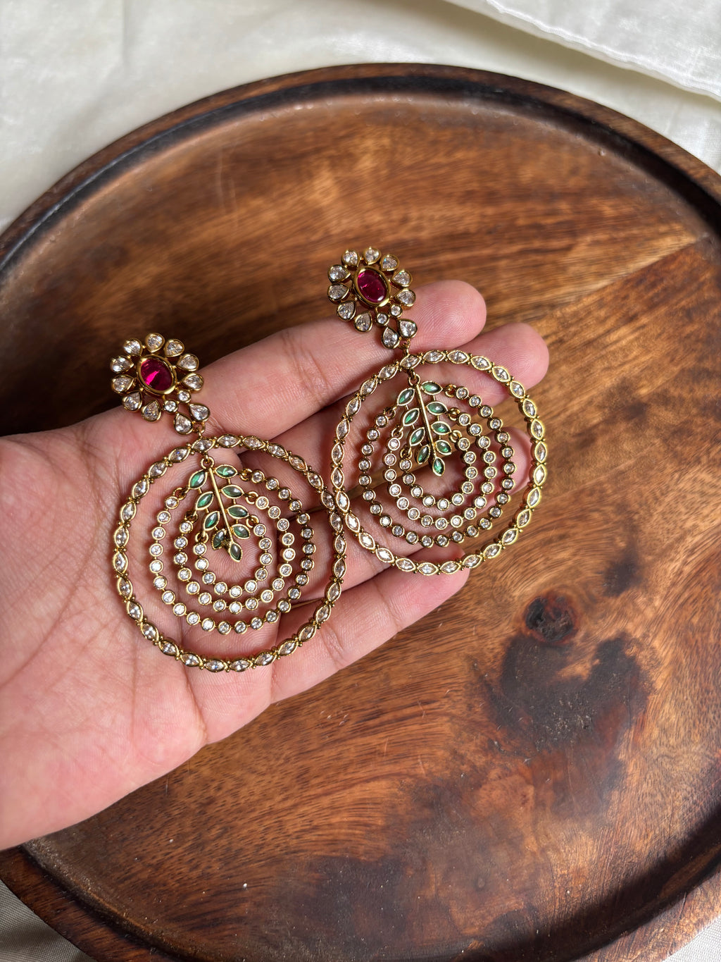 Ring earrings