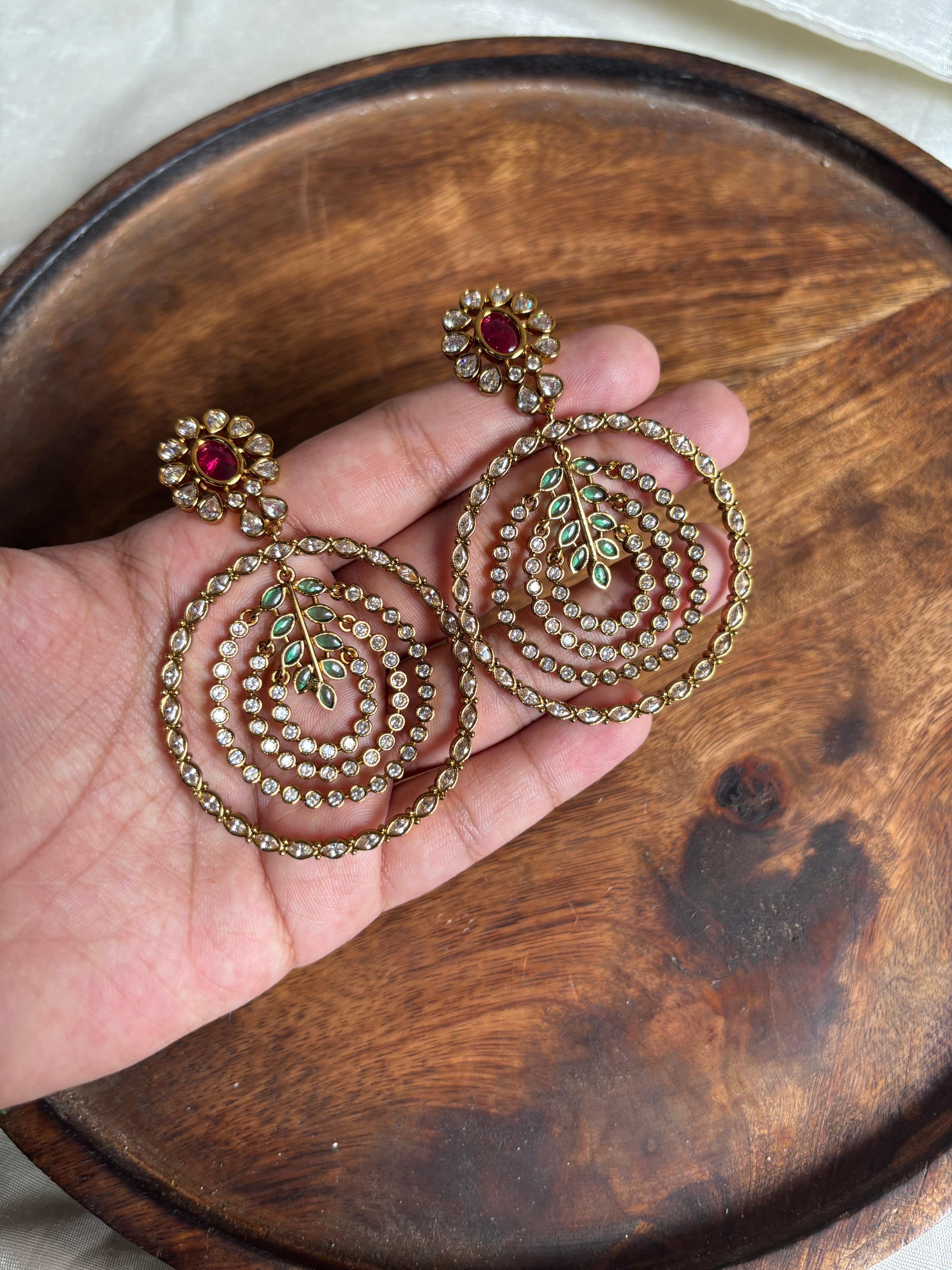 Ring earrings