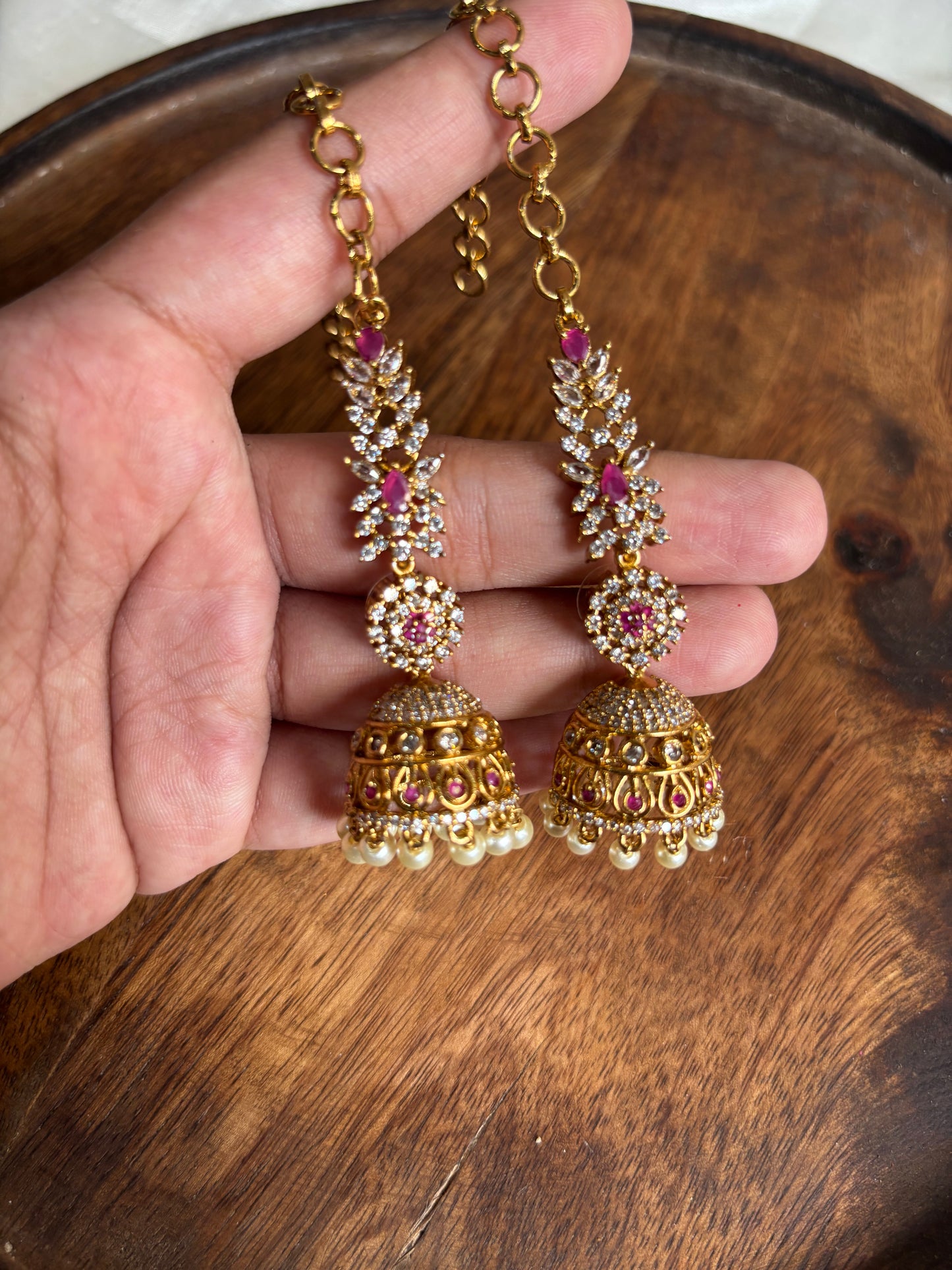 Jhumka with maatal