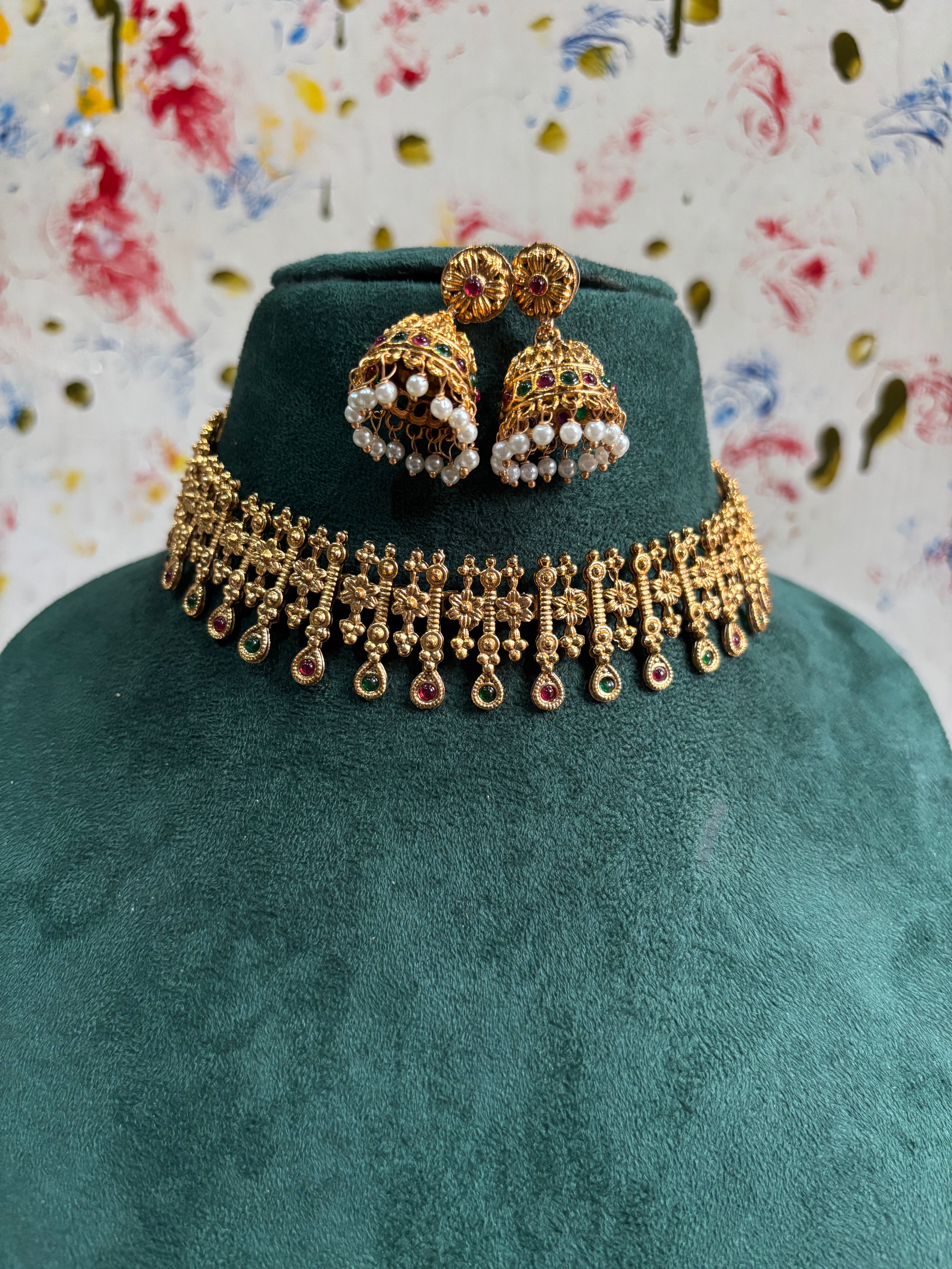 Pine leaf necklace