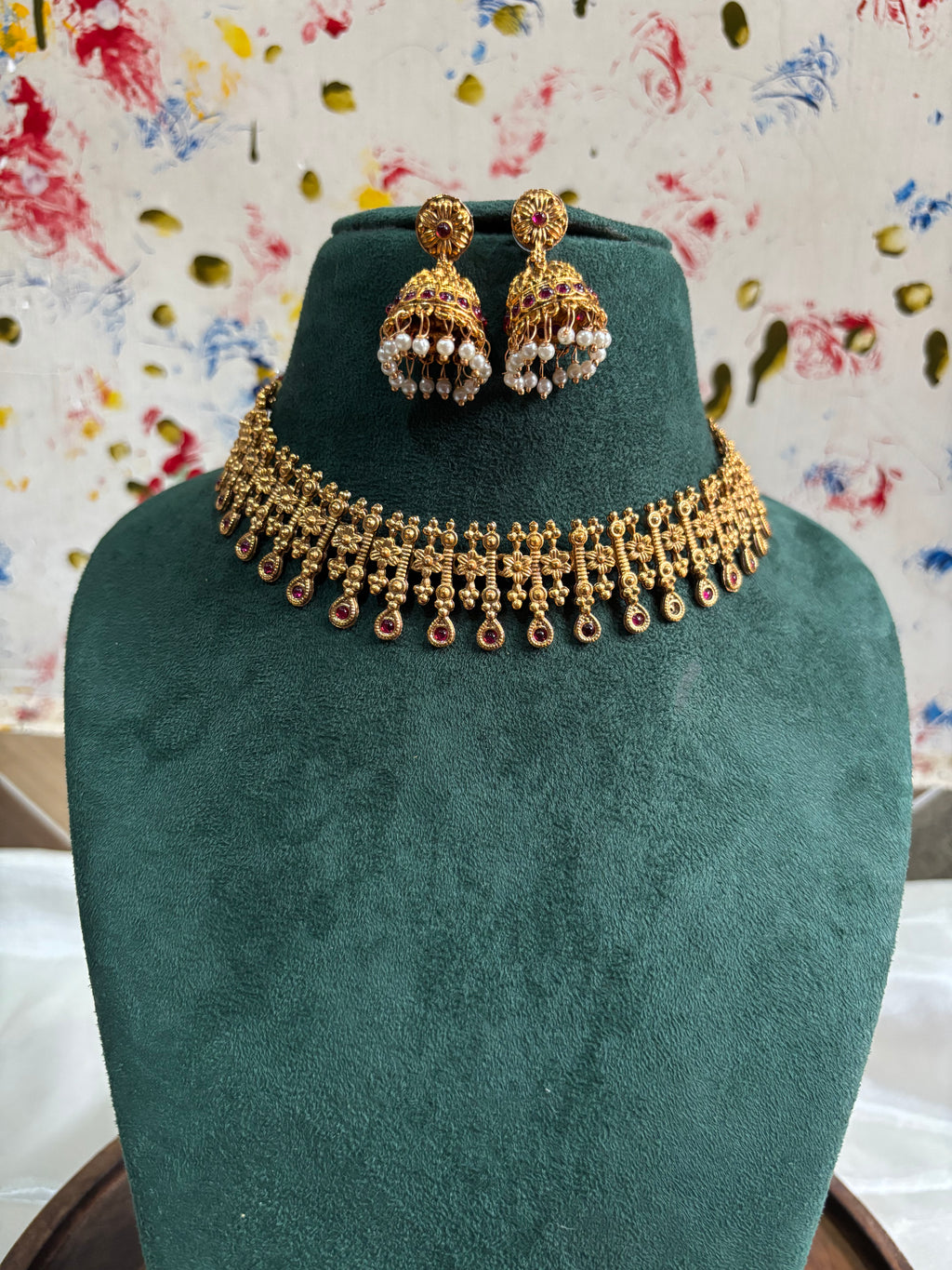 Pine leaf necklace