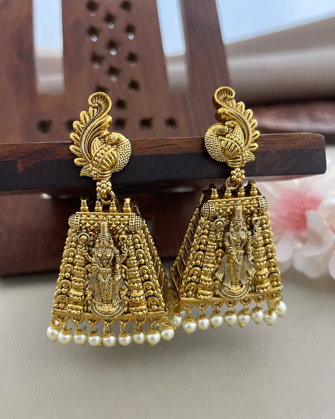 Gopuram jhumka-2