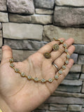 Single layer stone necklace-1