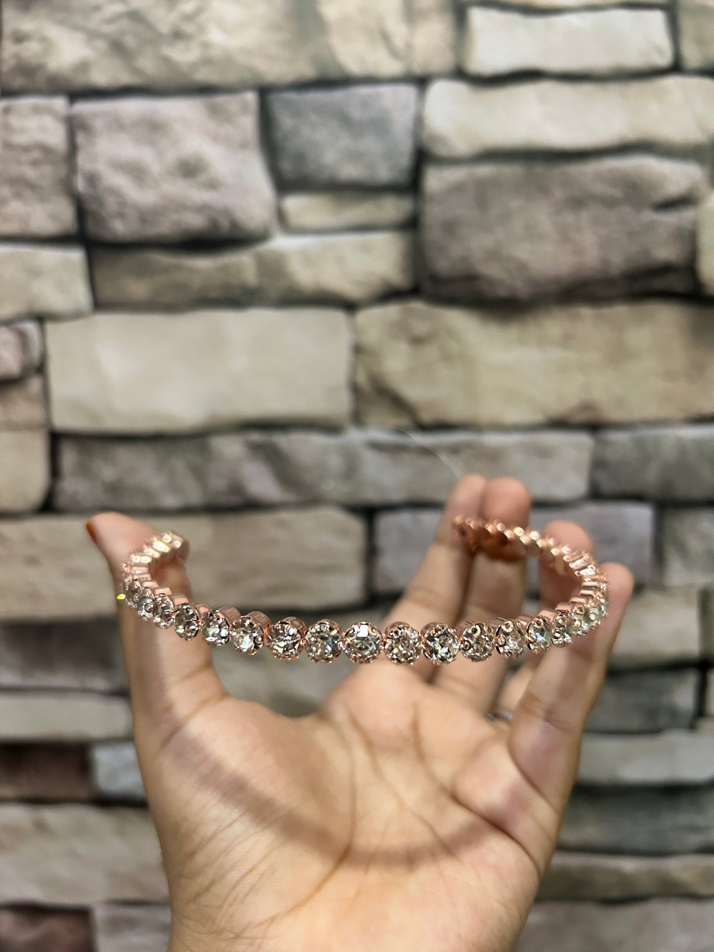 Rose gold cuffs