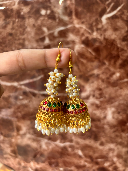 Hoop jhumkas