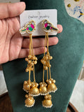 3 layer earrings