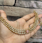 Interchangeable stone AD necklace
