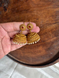 Circle hoop jhumkas