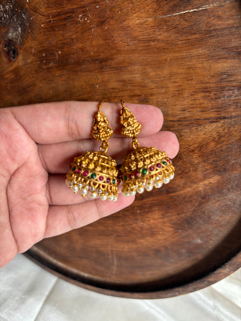 Lakshmi  hoop jhumkas