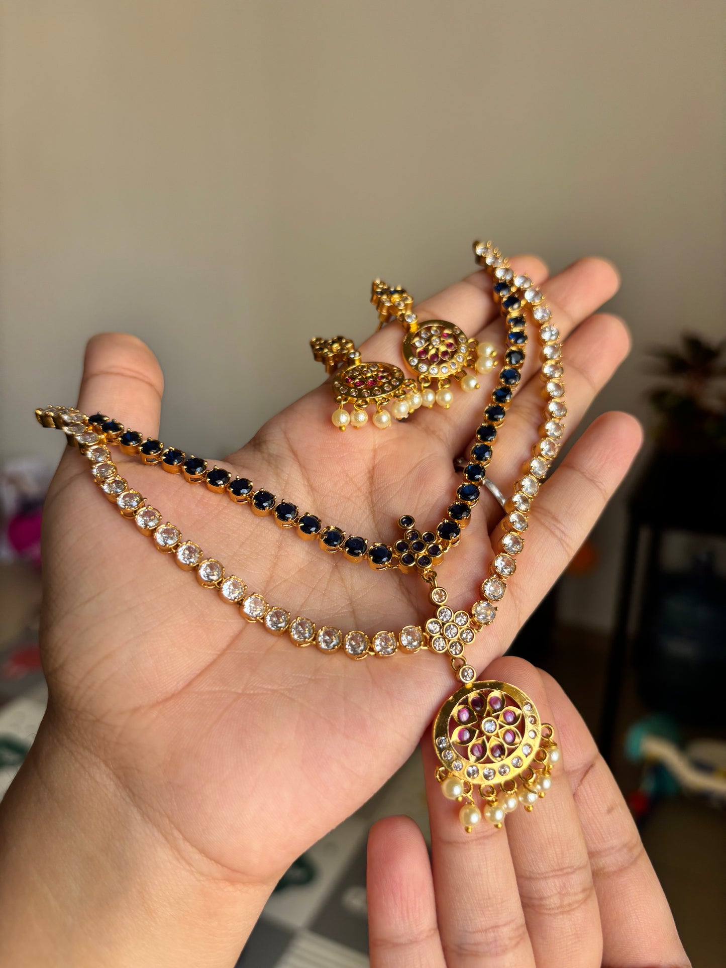 Tri color adiyal