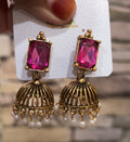 Stone jhumkas