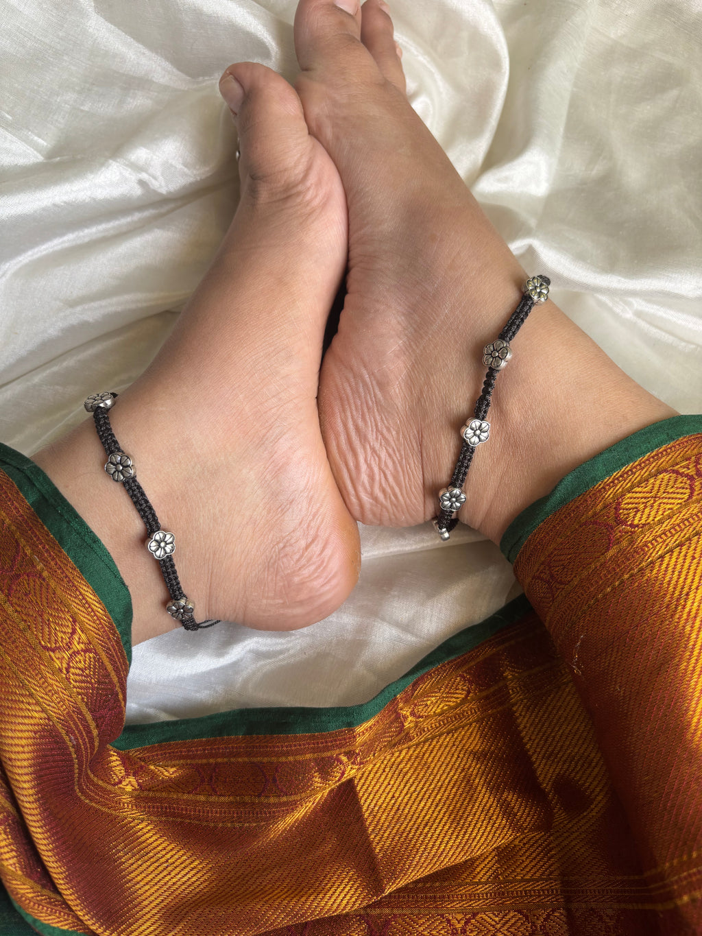 Black anklets