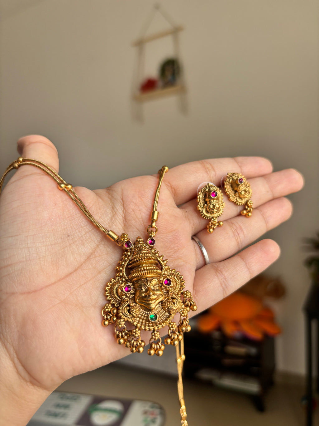 Kathakali gold drops