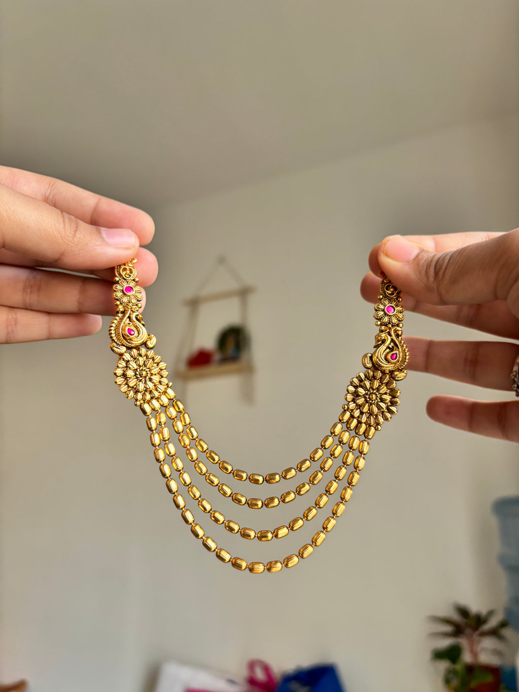 Antique layered necklace