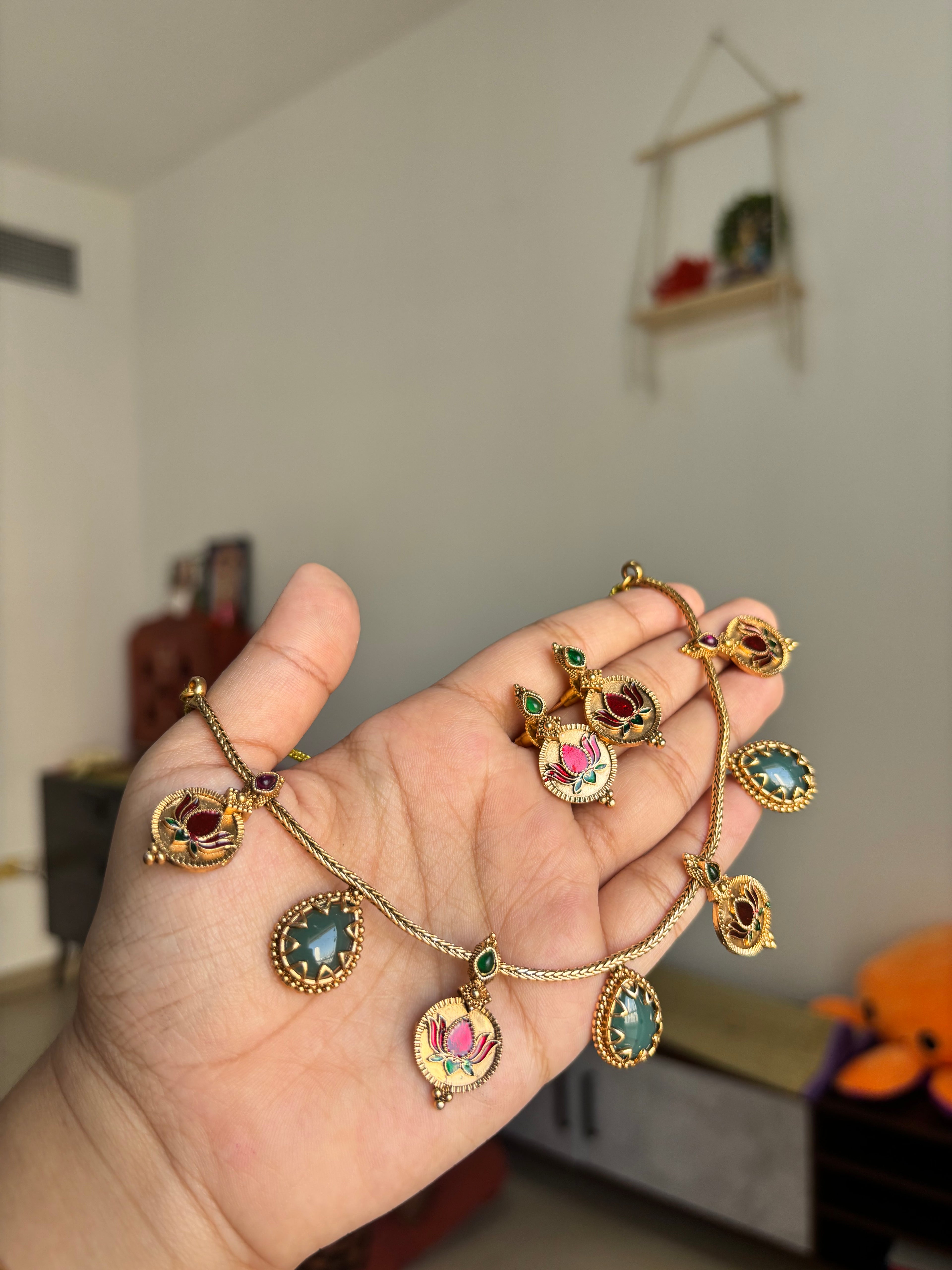 Stone lotus set