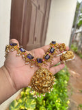 Purple stone krishna set
