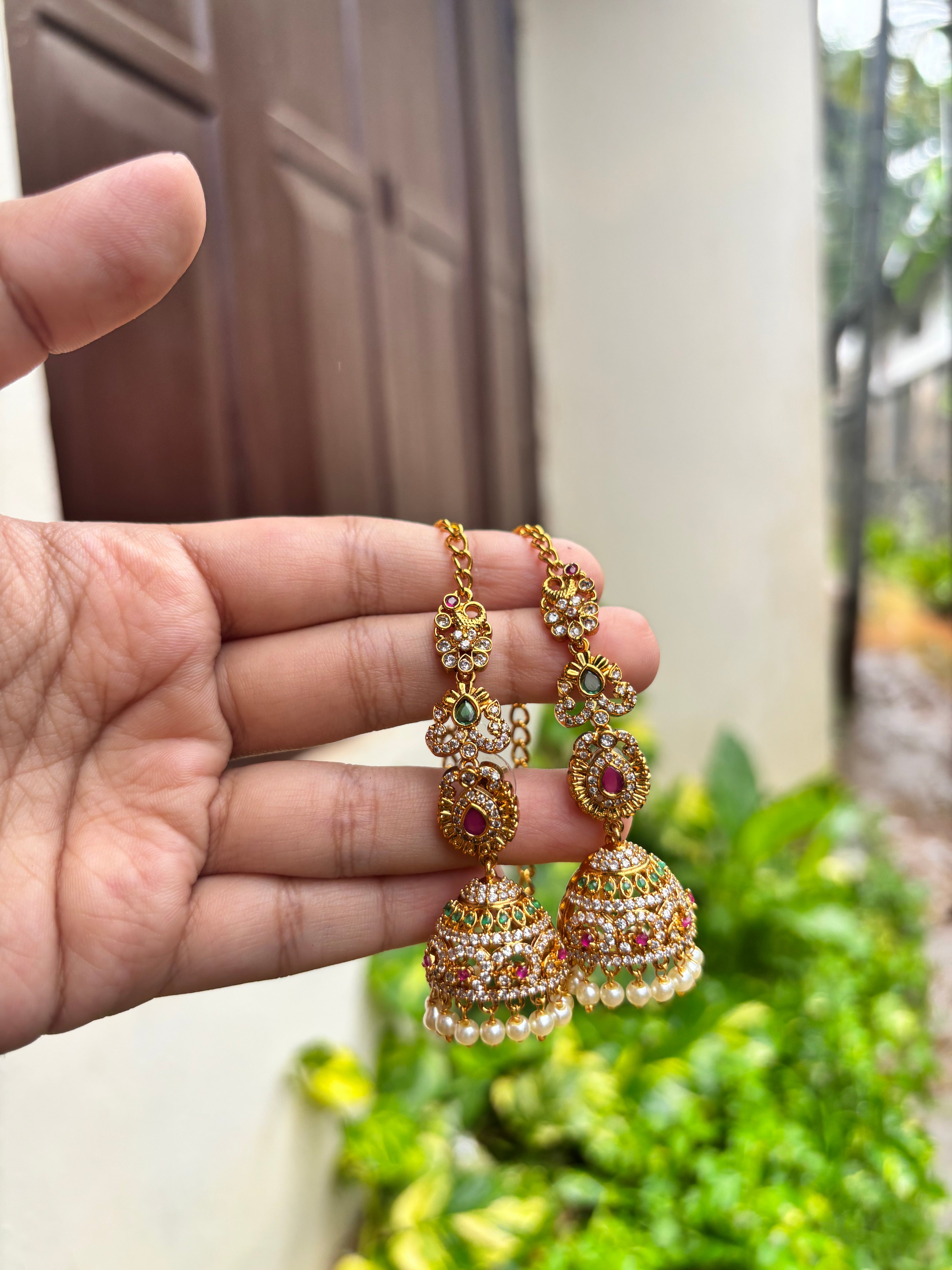 Jhumka with maatal