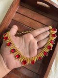 Red gold necklace