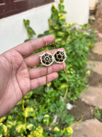 Stone stick cuff earrings