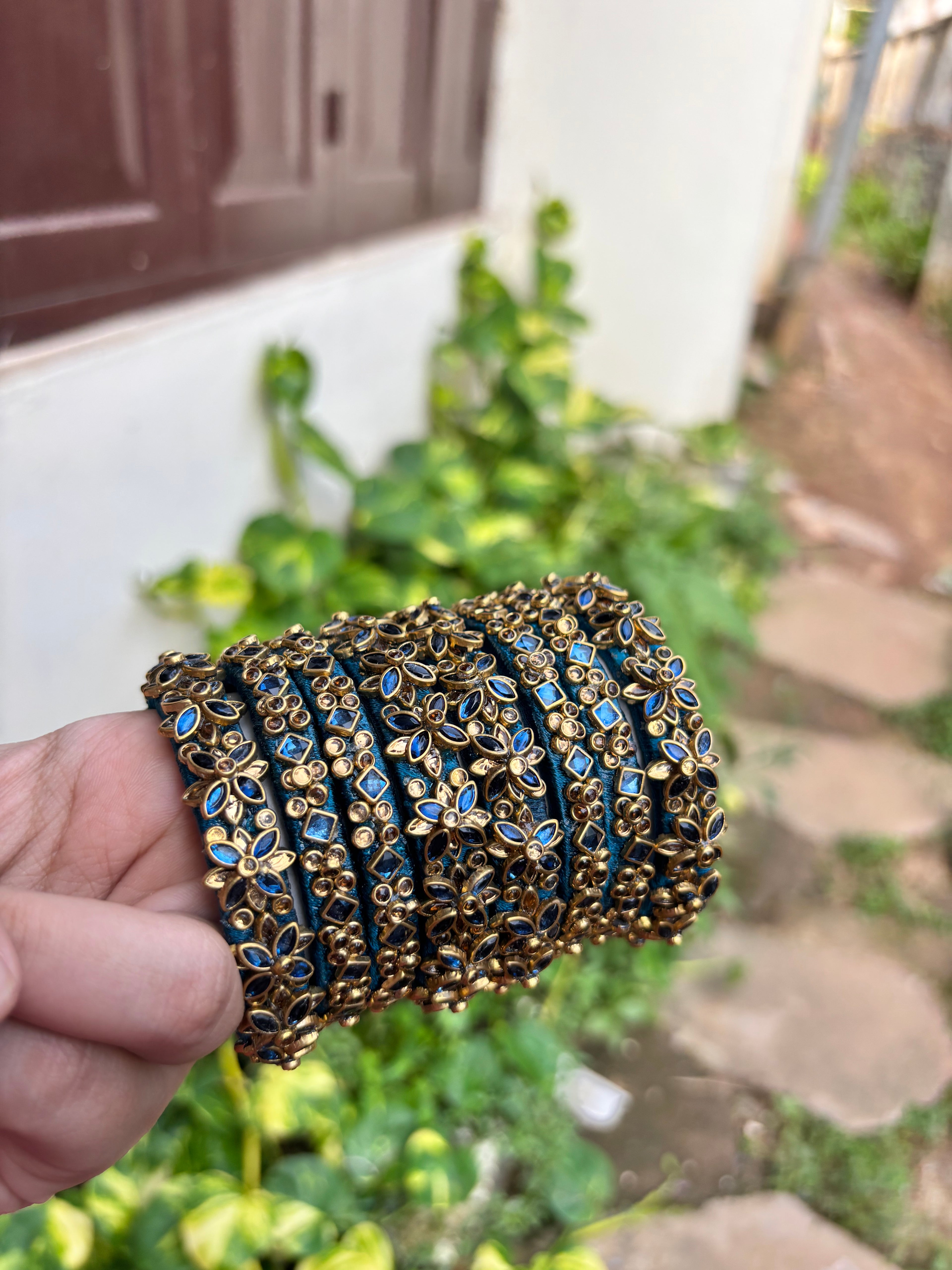 Silk thread bangles