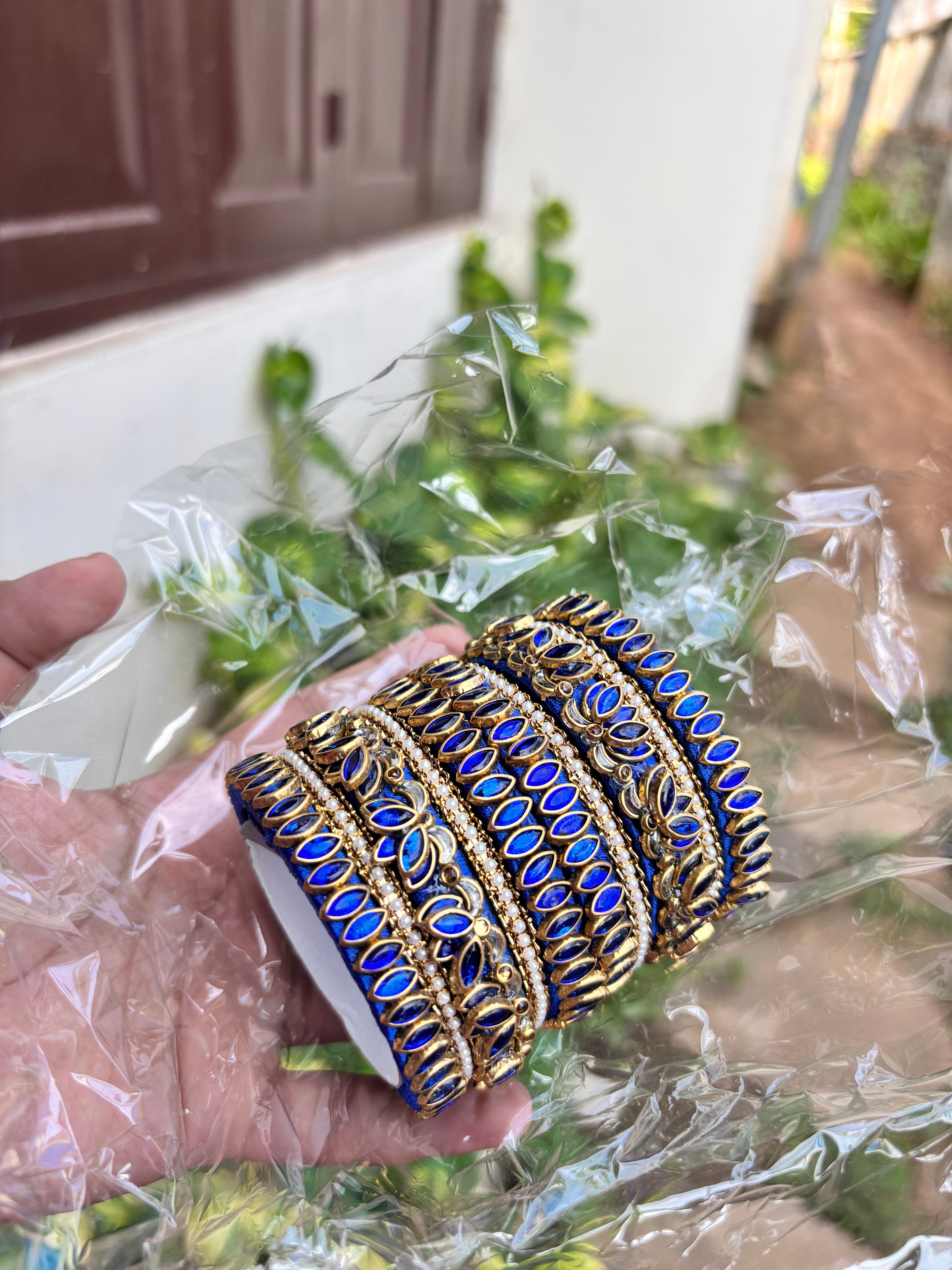 Silk thread bangles