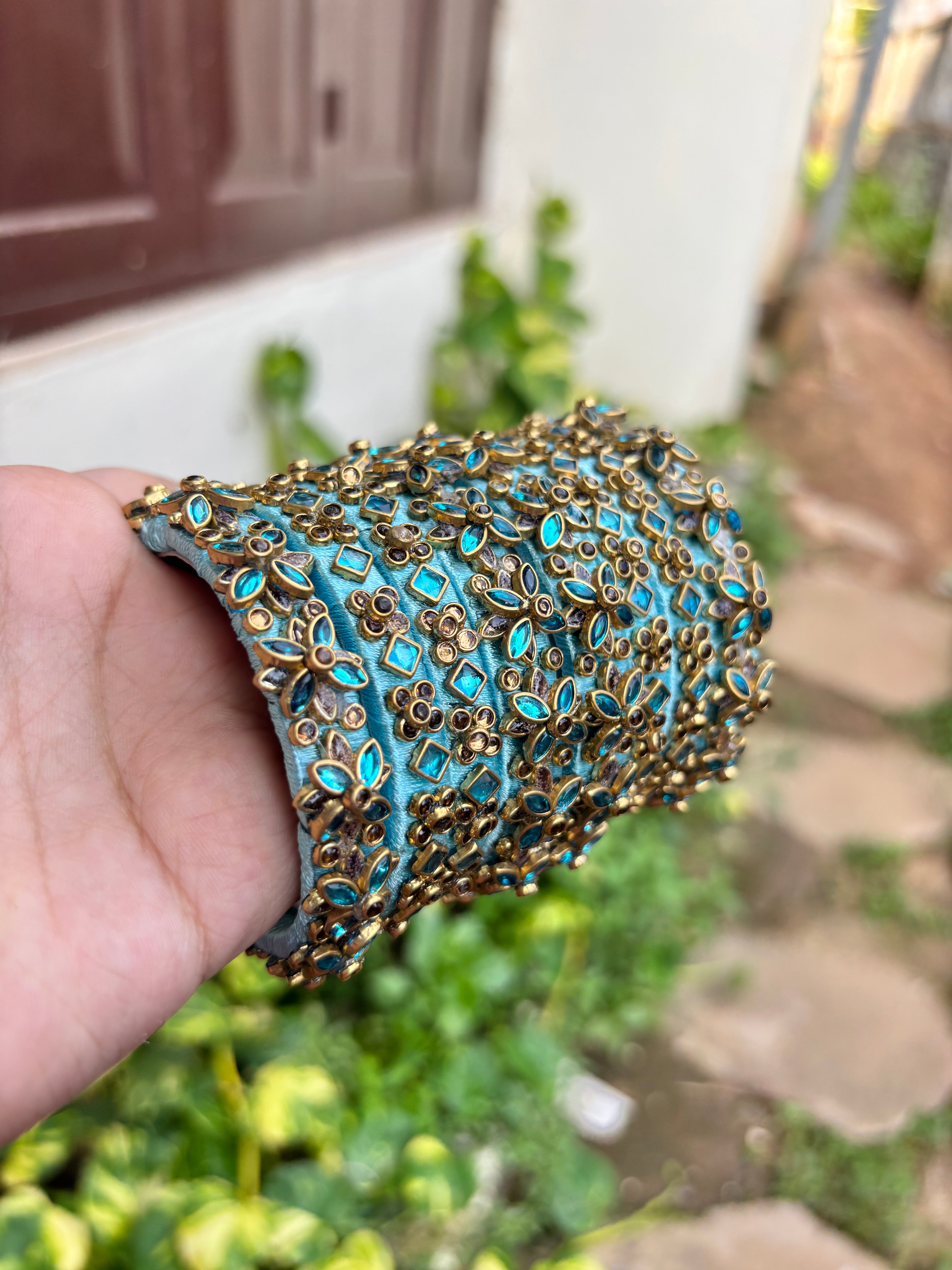 Silk thread bangles