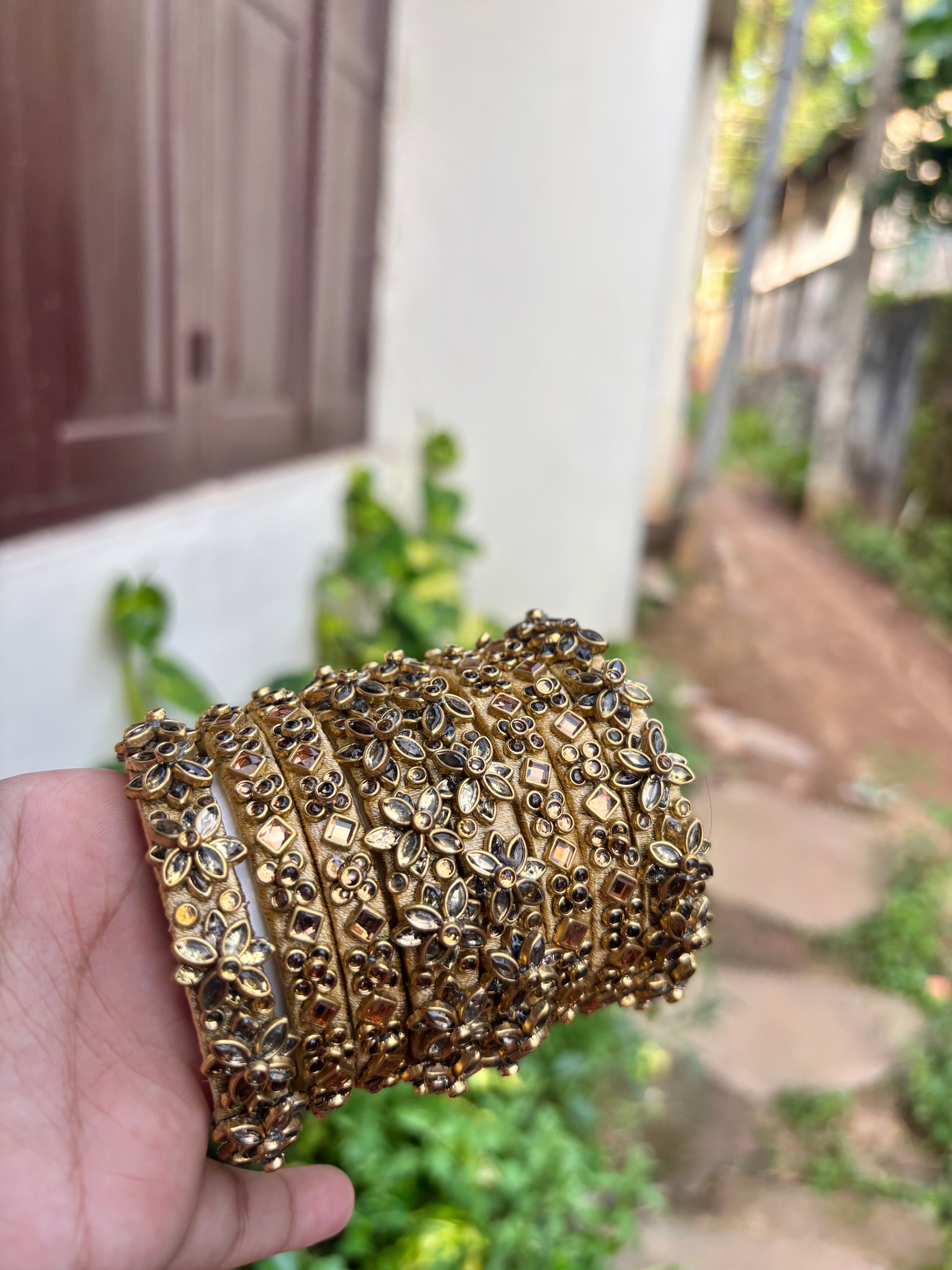 Silk thread bangles