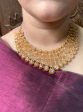 Gold bridal necklace