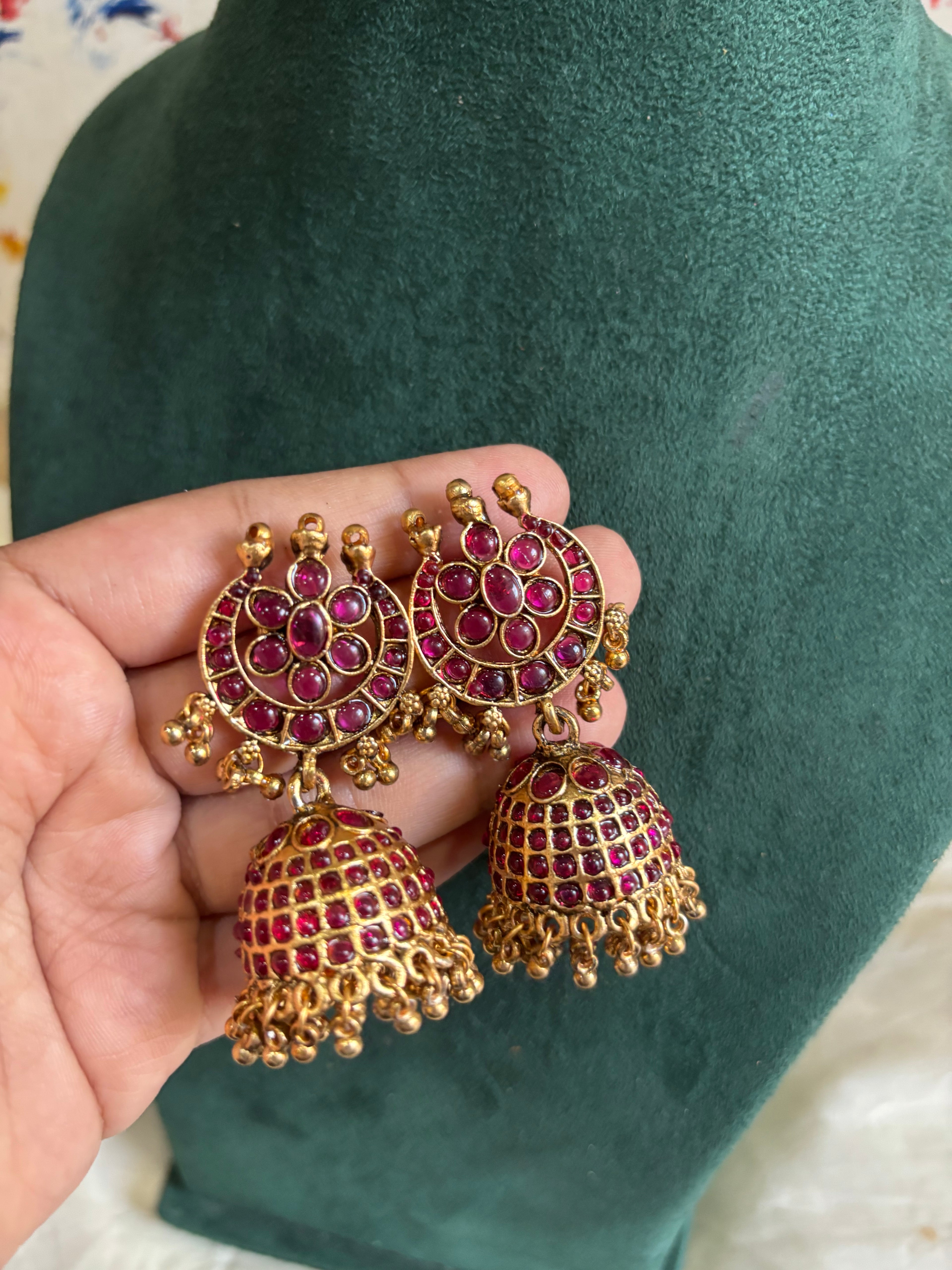 Chandhbali jhumkas-2