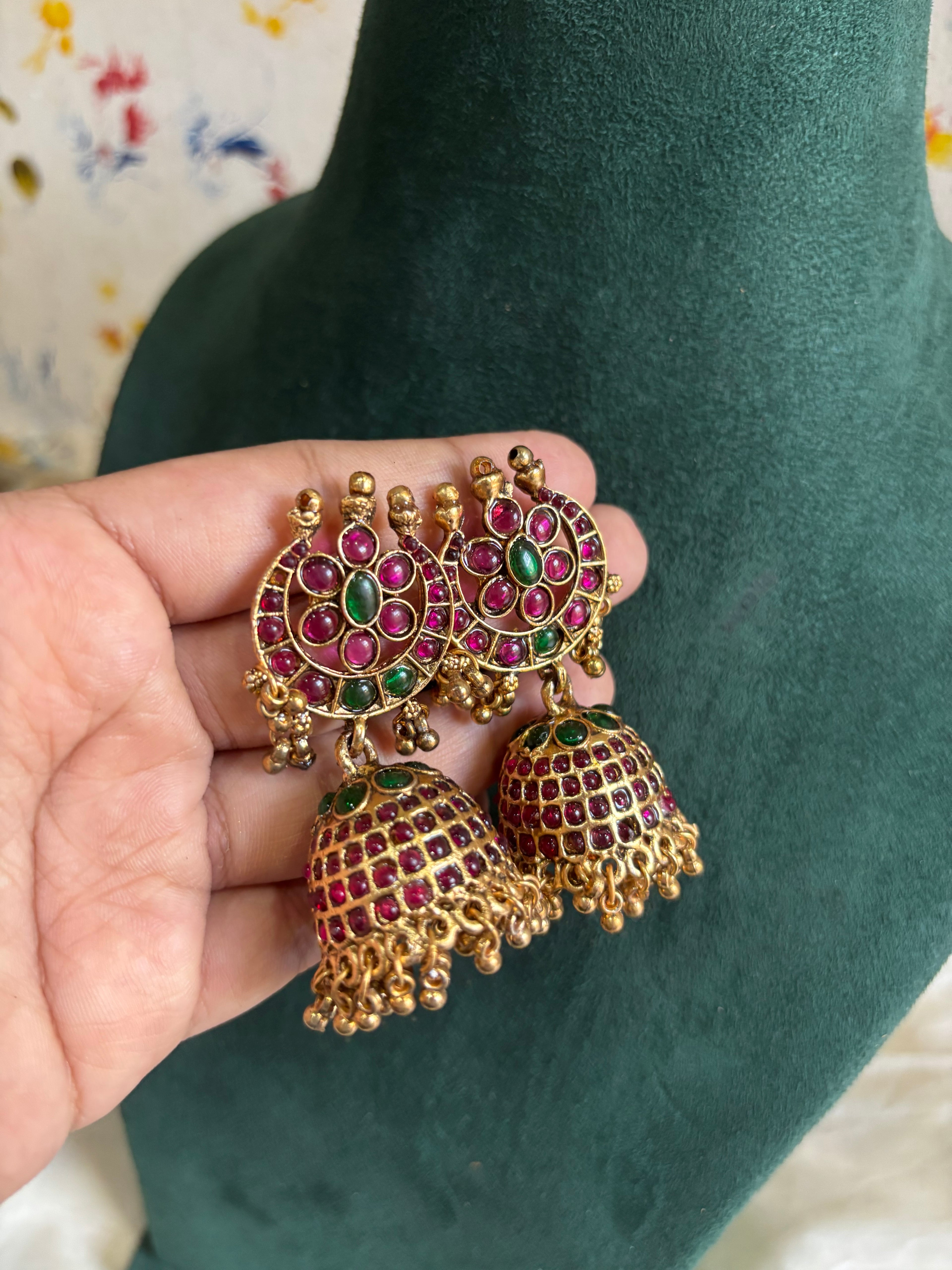 Chandhbali jhumkas-2