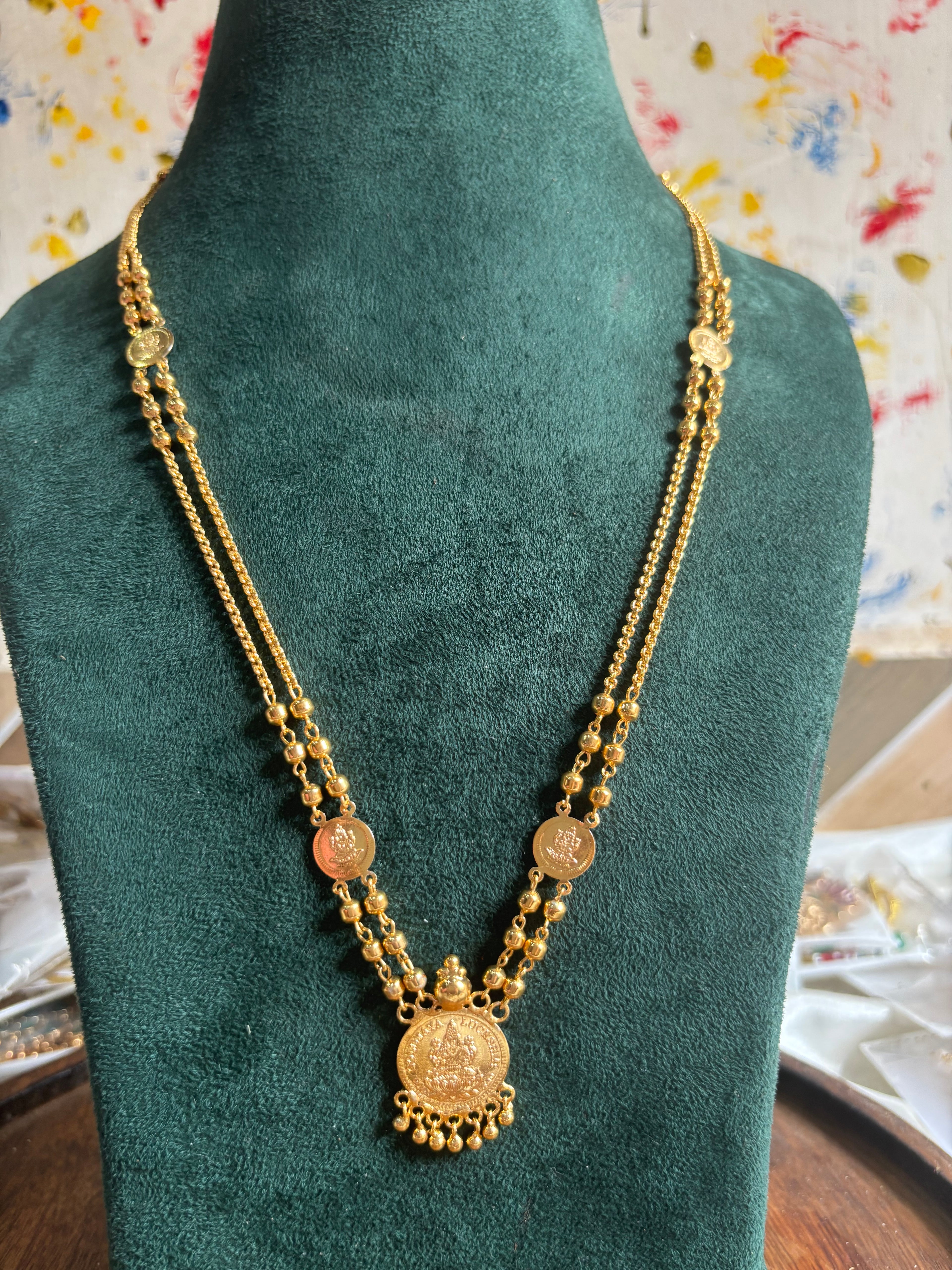 Gold plated pendant chain(8 pidi)