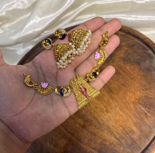 Temple Lakshmi choker