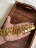 Coin gold choker