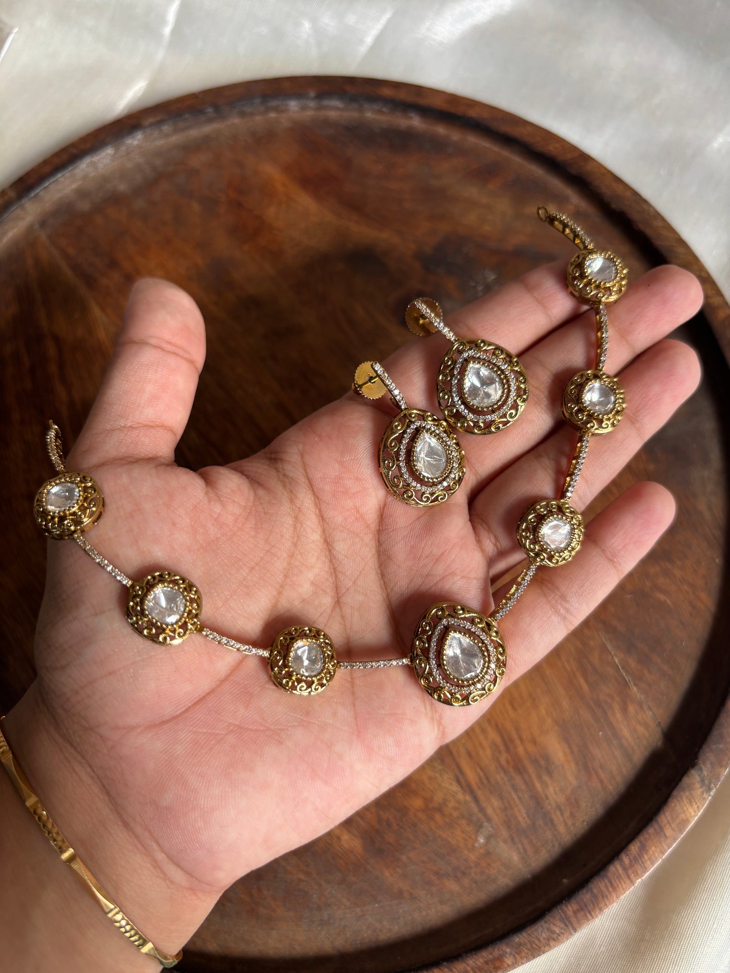 Moissanite necklace