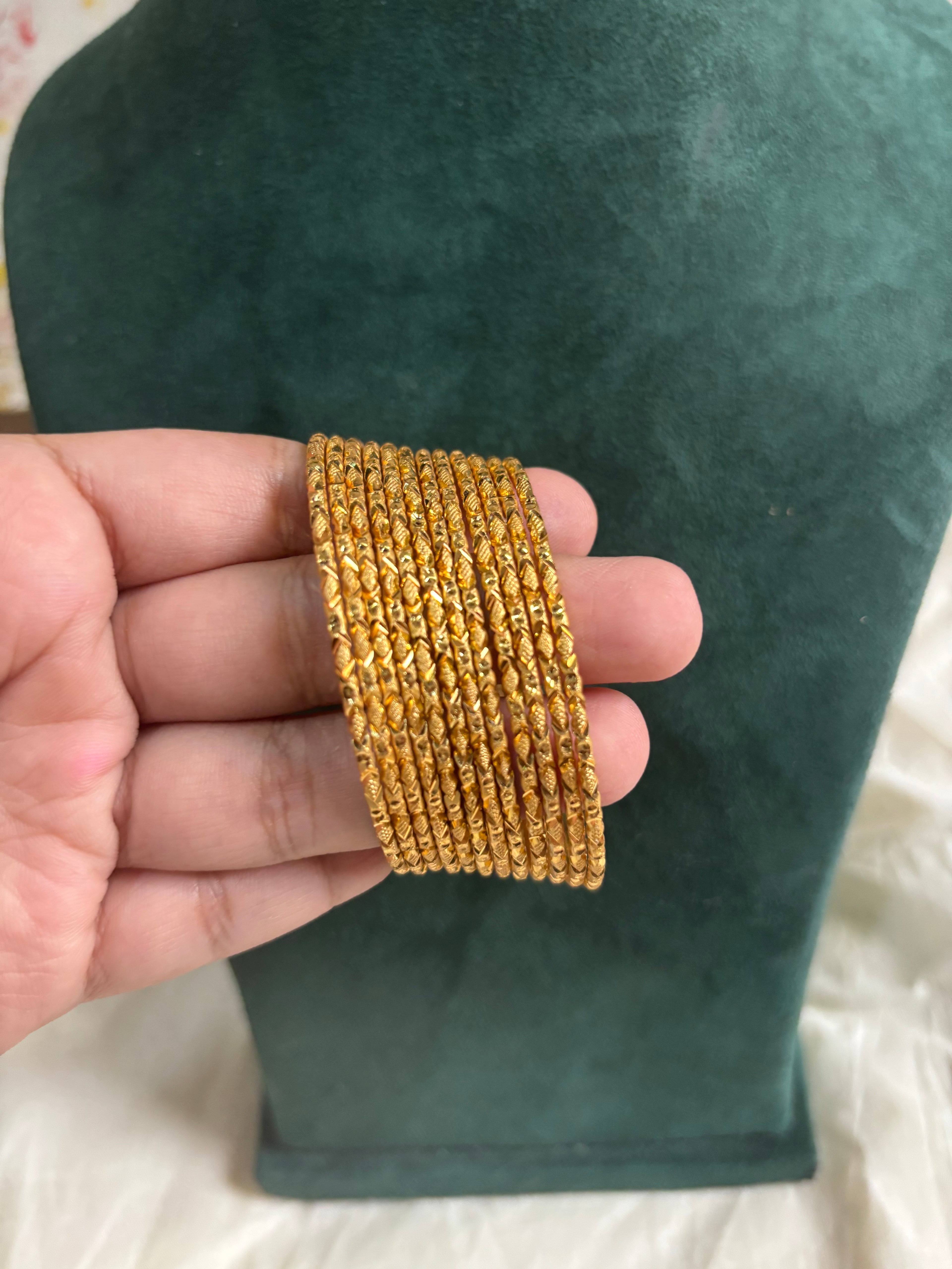Gold bangles-10