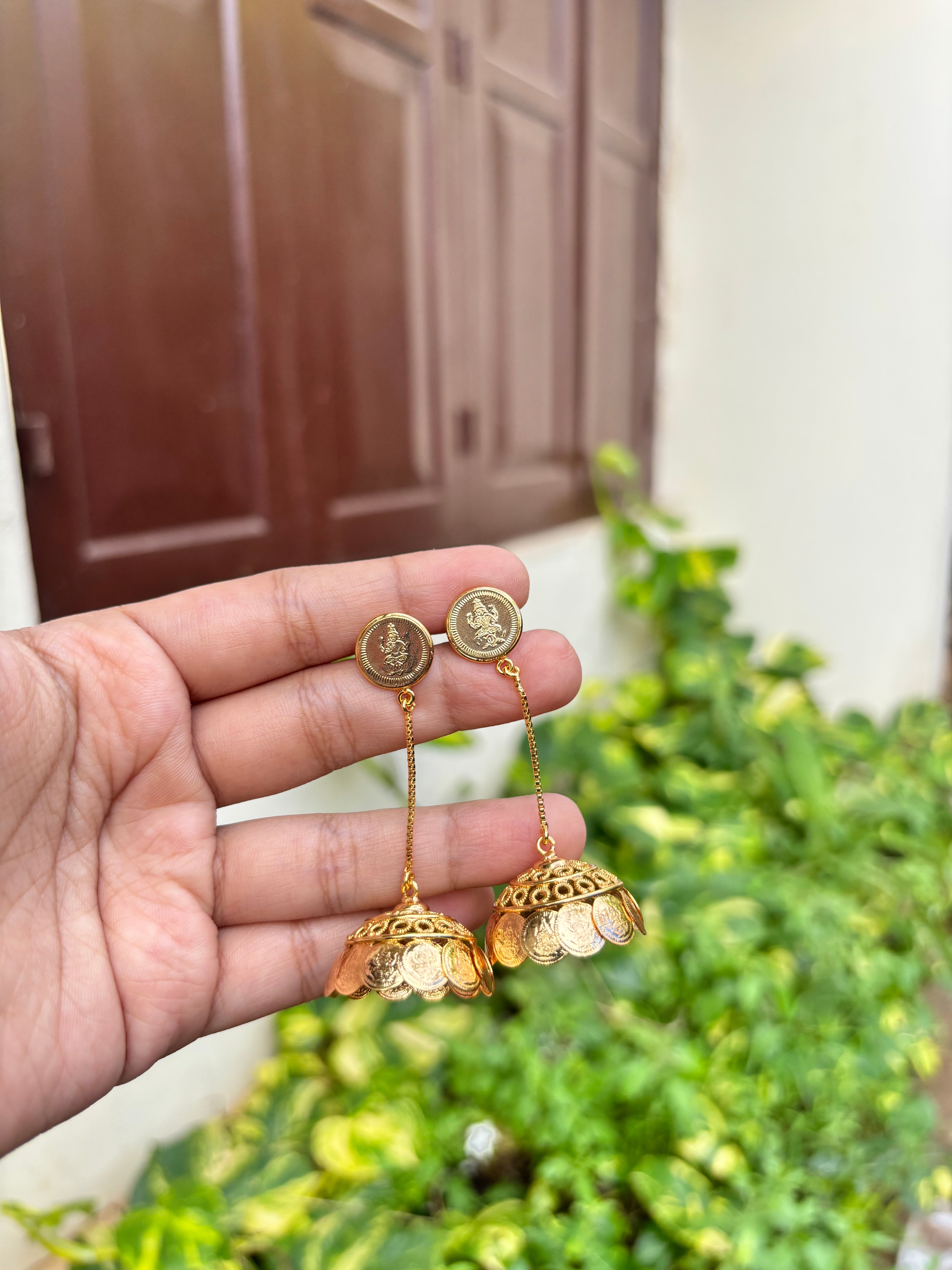 Lakshmi string jhumka