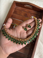 Reversible mango necklace