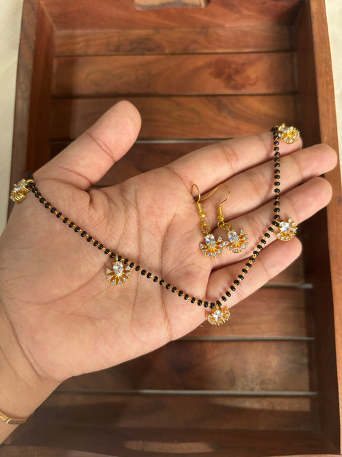 Ad hanging mangalsutra