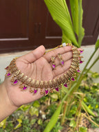Mango drops necklace