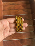 Black beaded bangles