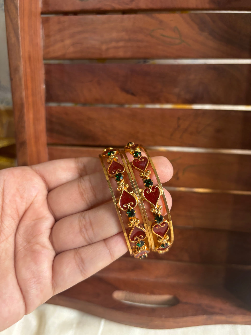 Enamel bangles