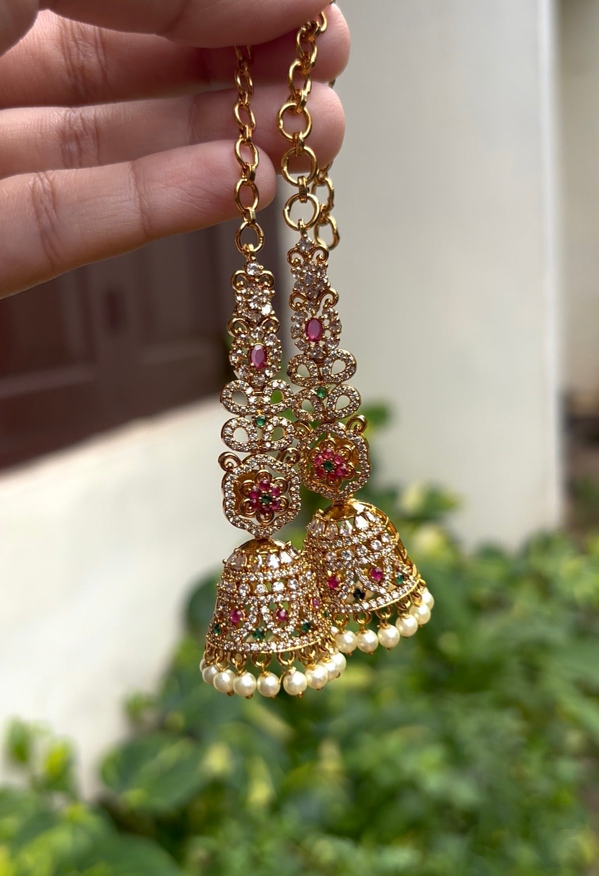 Jhumka with maatal