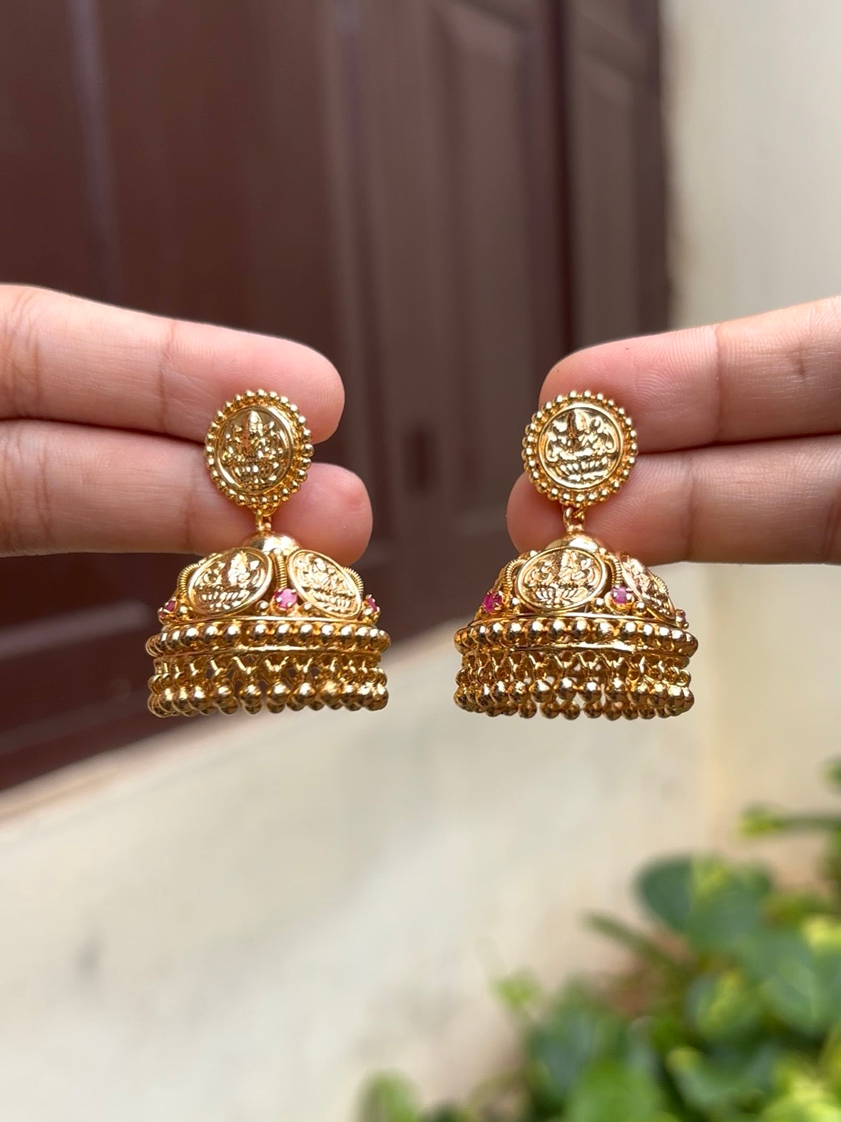 GP-Coin jhumkas