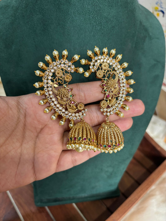 Full broad cuff earrings