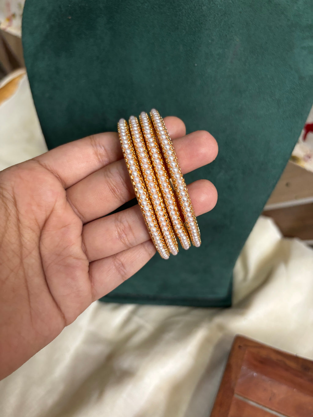 Pearl bangles