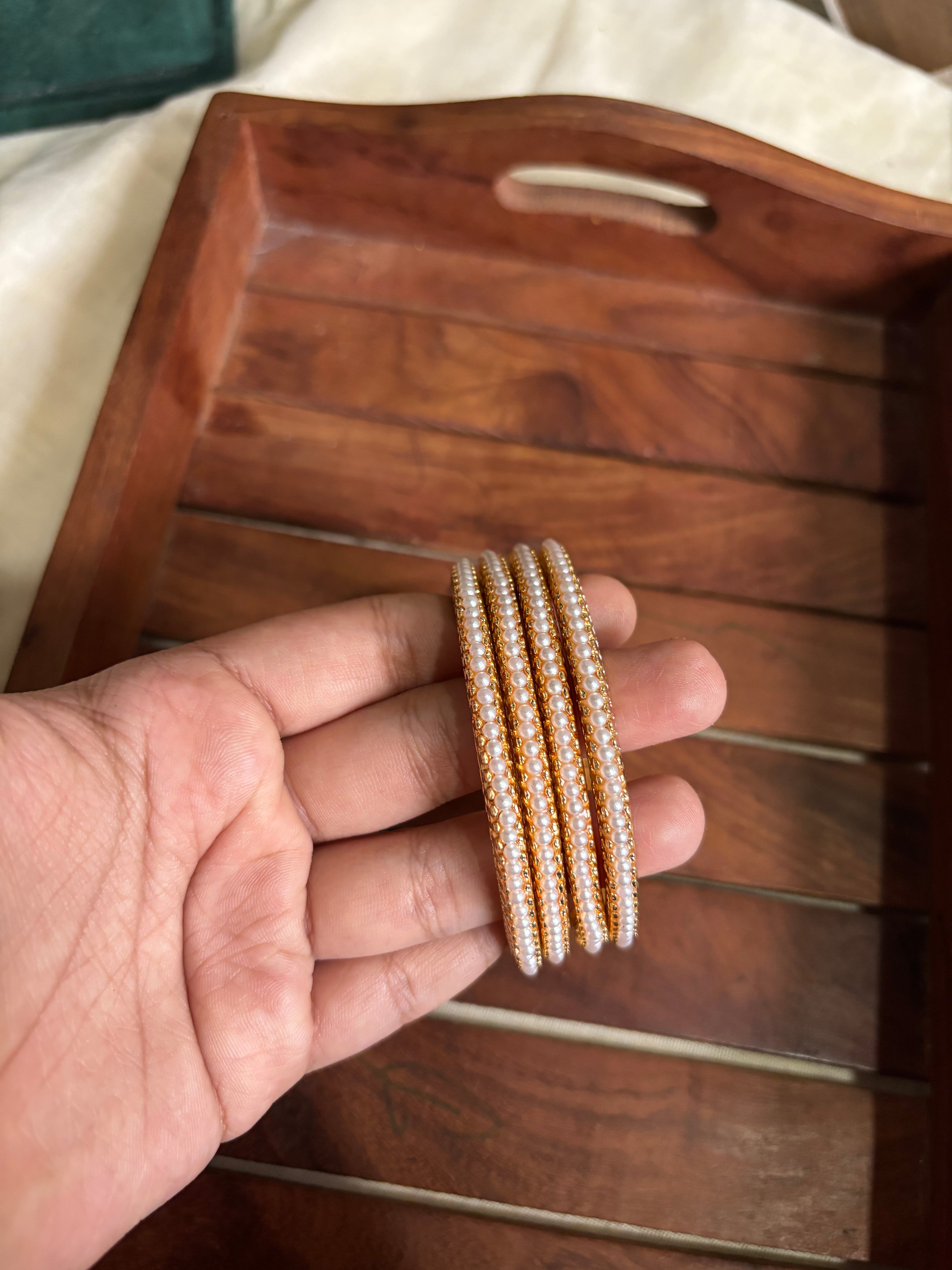 Pearl bangles