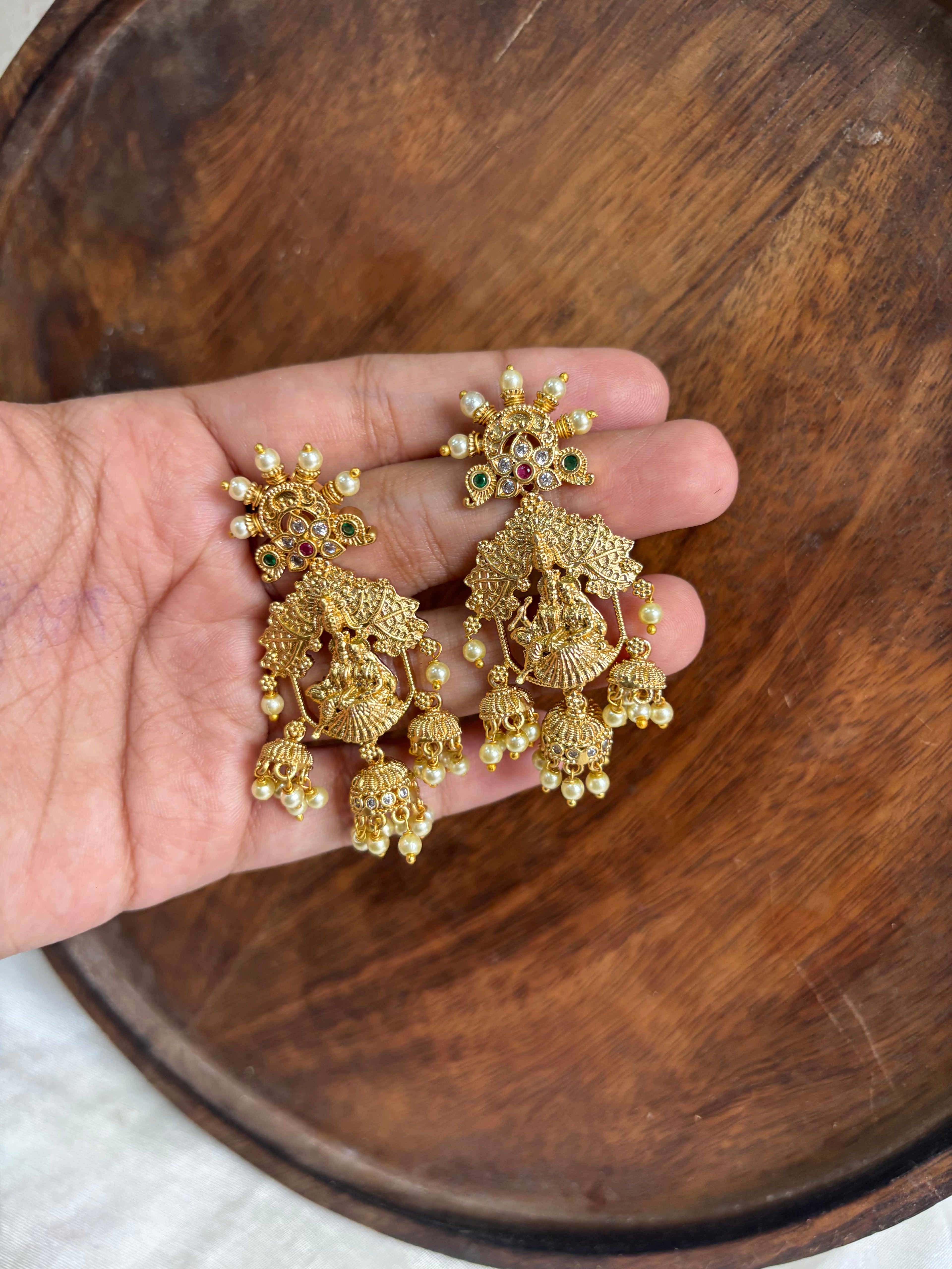 Radhakrishna earrings