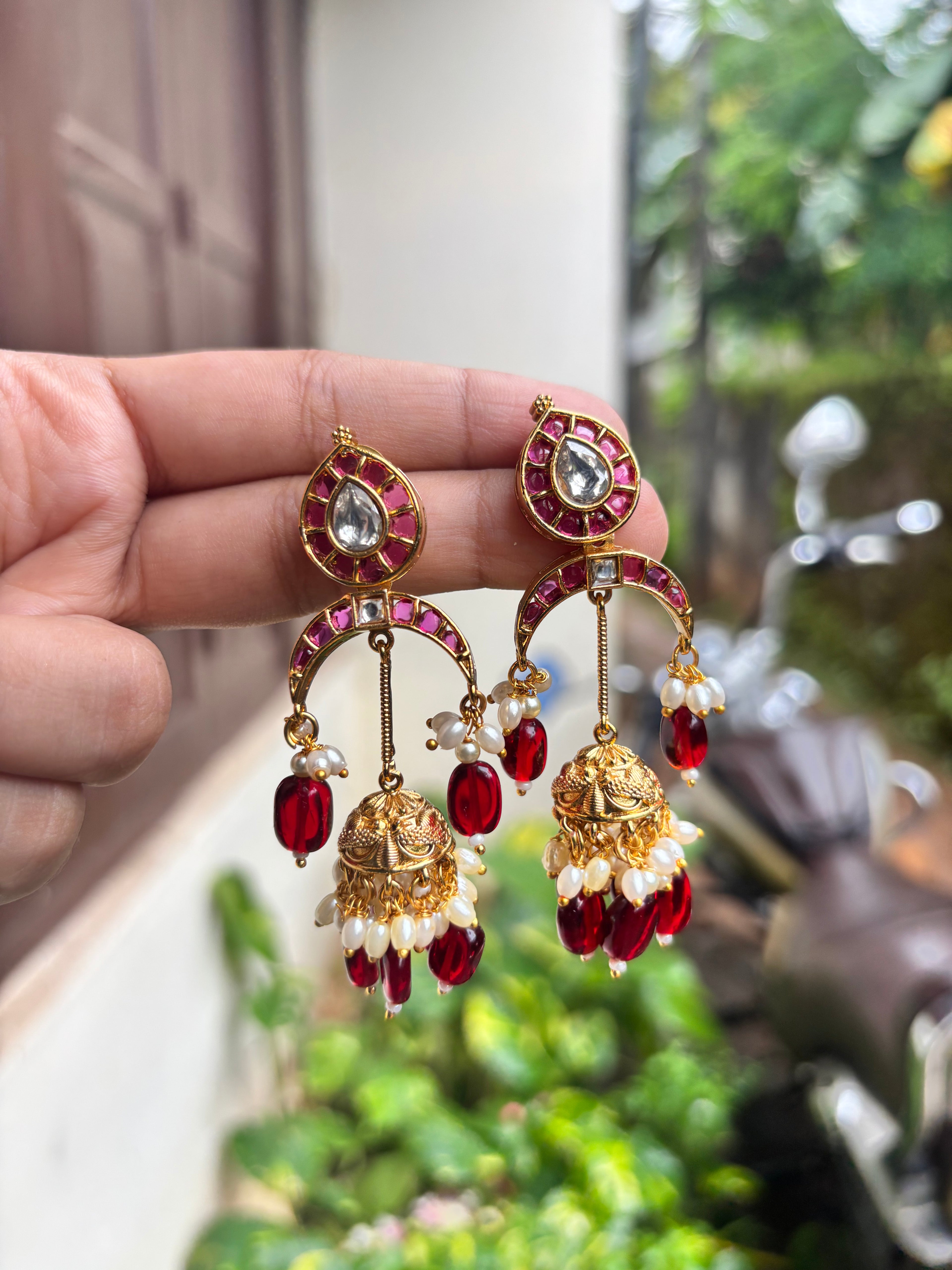 PRR-pendulum jhumkas