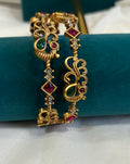 Peacock bangles