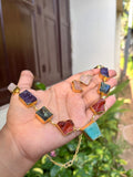 Raw stone jewellery